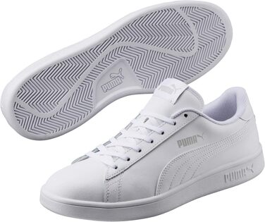 Кросівки Puma Smash V2 LS унісекс, білі (Puma White), розмір 42.5 EU