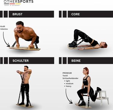 Дошка для віджимань OTHERSPORTS Pro, дерев'яна, для тренування грудних м'язів, без аксесуарів, оригінал