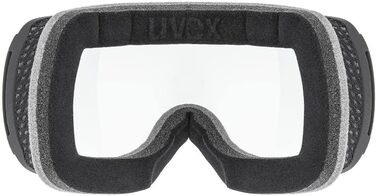 Гірськолижна маска Uvex Downhill 2100 Vp X, унісекс, чорна, фотохромна, поляризаційна, універсальний розмір