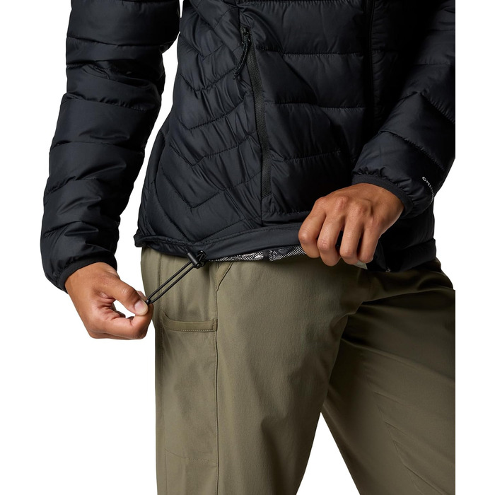 Жіноча утеплена куртка Columbia Powder Lite II Full Zip, чорна, розмір XL