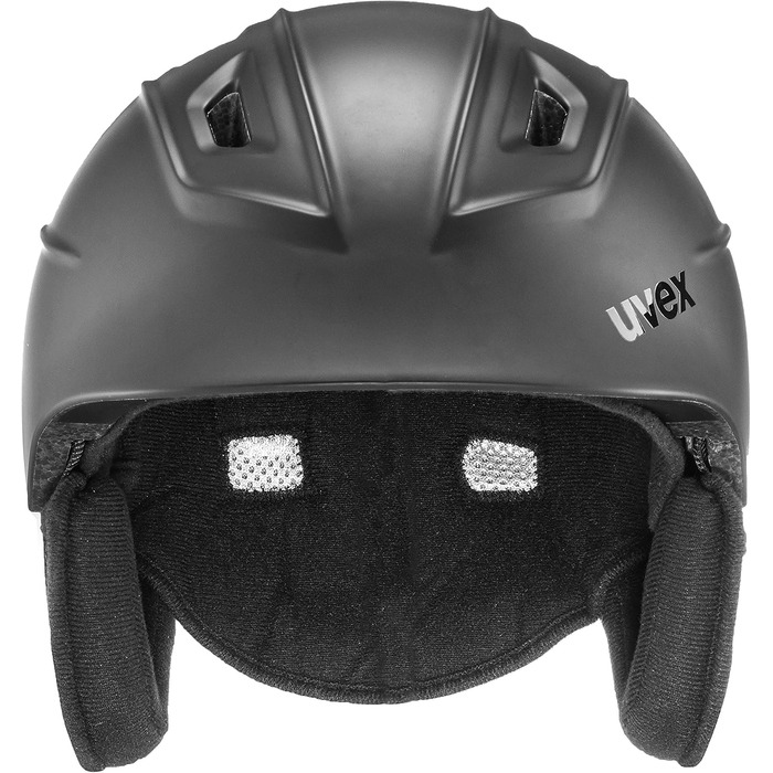 Шолом гірськолижний uvex fierce - чорний матовий, 55-59 см, регулювання розміру