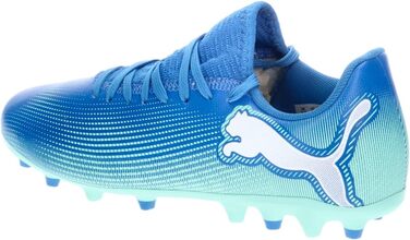 Дитячі футбольні черевики PUMA Unisex, розмір 32.5 EU, кольори Hyperlink Blue/Mint/Puma White