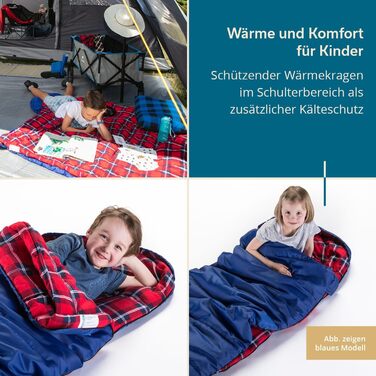 Спальний мішок для дітей Skandika Dundee Junior | Теплий, водонепроникний, 175 x 70 см, жовтий