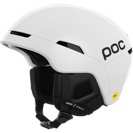 Шолом для лиж та сноуборду POC Obex MIPS, білий, M-L (55-58 см), оптимальний захист на схилі та поза ним