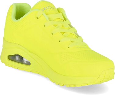Кросівки жіночі Skechers UNO Night Shades Neon Yellow Durabuck 42 EU