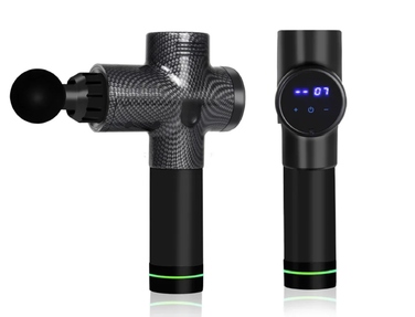 Перкусійний масажер для тіла, Massage Gun — Карбоновий
