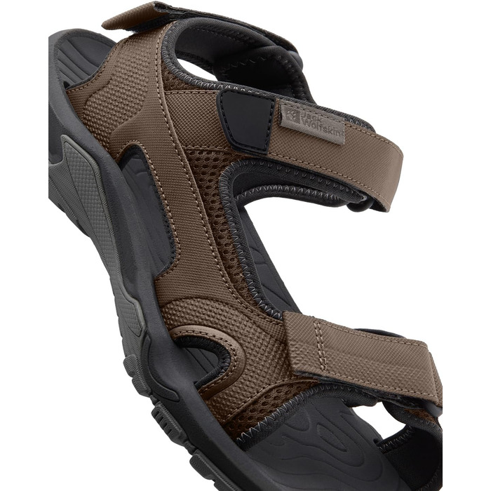 Чоловічі сандалії Jack Wolfskin Lakewood Cruise - для трекінгу та піших прогулянок (39.5 EU, Cold Coffee)