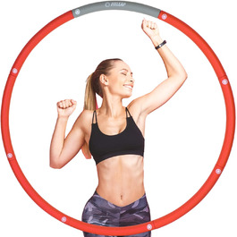 Фітнес і масажний хулахуп Fitleap, обруч для дорослих і дітей, 8-сегментний розбірний обруч