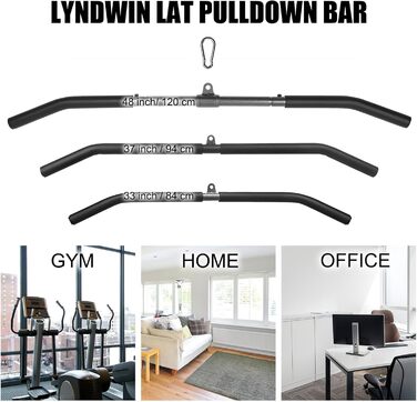Турнік Lyndwin 48'' для підтягувань, біцепса, кросфіту, бодібілдингу, домашній тренажер, фітнес, силові вправи