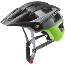 Велошолом Cratoni AllSet MTB чорний/зелений для гірського велосипеда