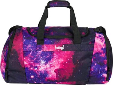 Спортивна сумка Baagl для дітей – стильна дорожня сумка з відділенням для взуття (25 л, Galaxy)