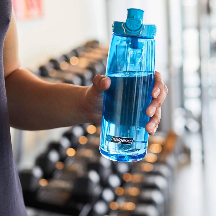 Пляшка для води Nalgene Everyday OTF 591 мл, пластик, синя
