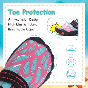 Дитячі аквашузи Hanani для плавання та відпочинку на пляжі (30 EU, Місячне світло)