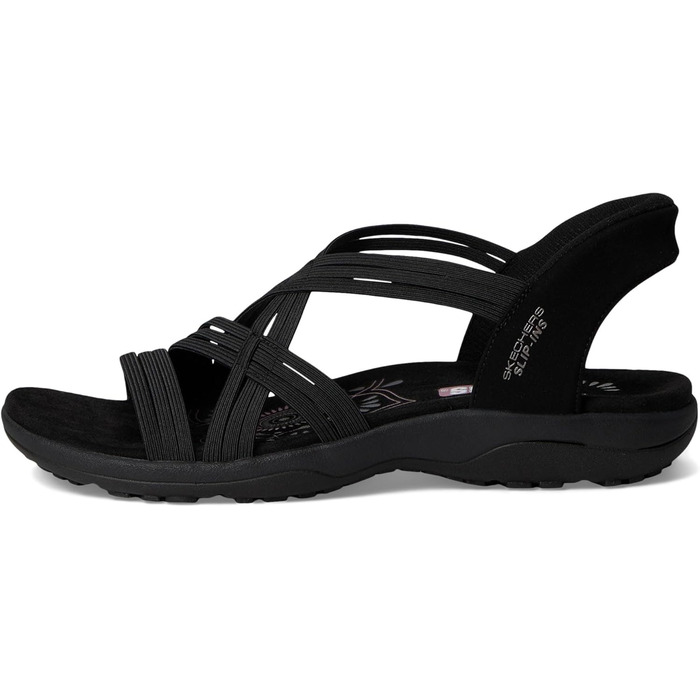 Скеchers Reggae Slim-Simply Stretch: жіночі спортивні сандалі, чорні (35 EU)