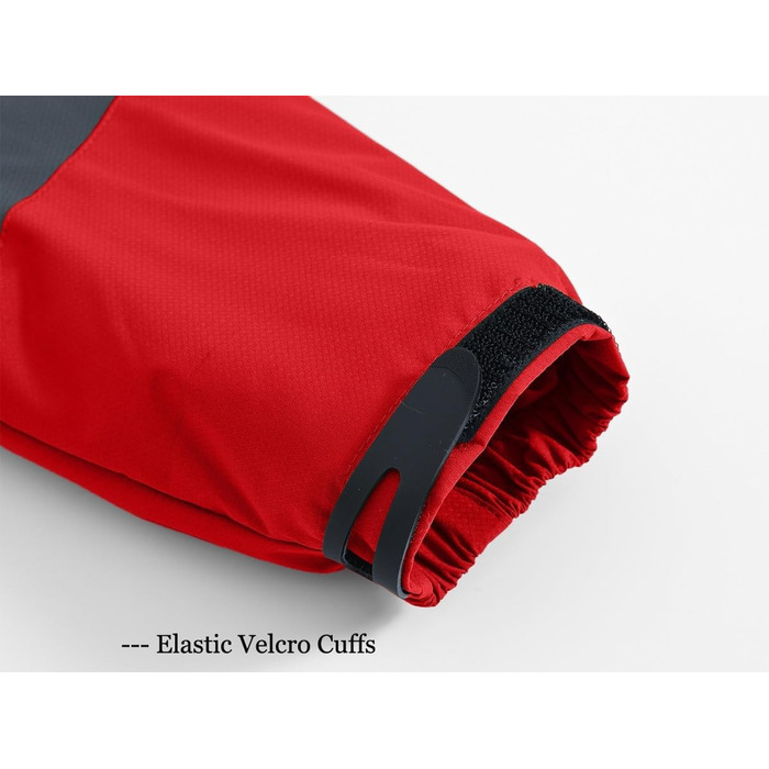 Чоловіча зимова куртка Jacken з флісовою підкладкою, водонепроникна, дихаюча, тепла, вітрозахисна, софтшелл, знімний капюшон, червона, XL