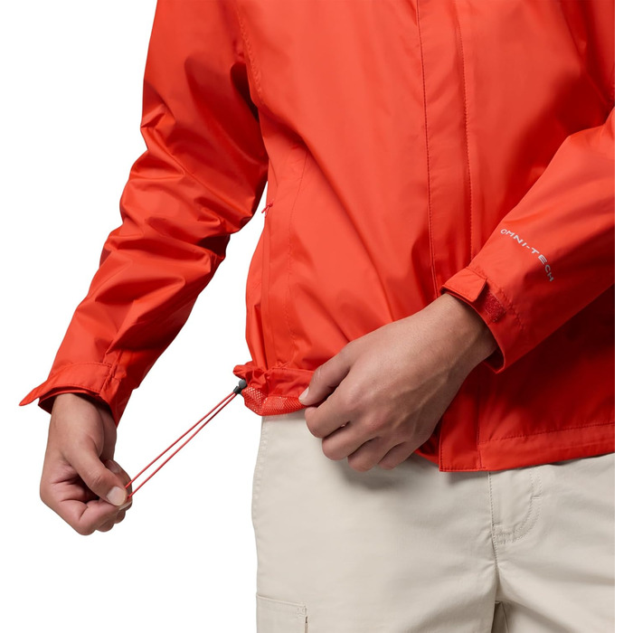 Чоловіча водонепроникна куртка Columbia Watertight II Rain Jacket, колір Super Sonic, розмір M