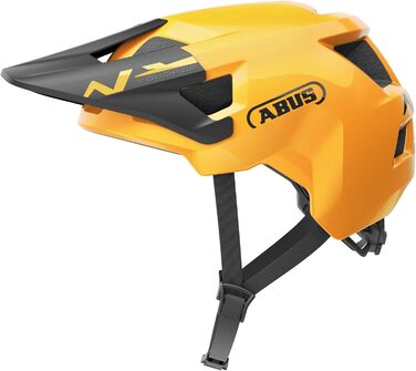 Дитячий велосипедний шолом ABUS YouDrop, жовтий, розмір S (48-55 см), для міста і бездоріжжя, із місцем для хвостика
