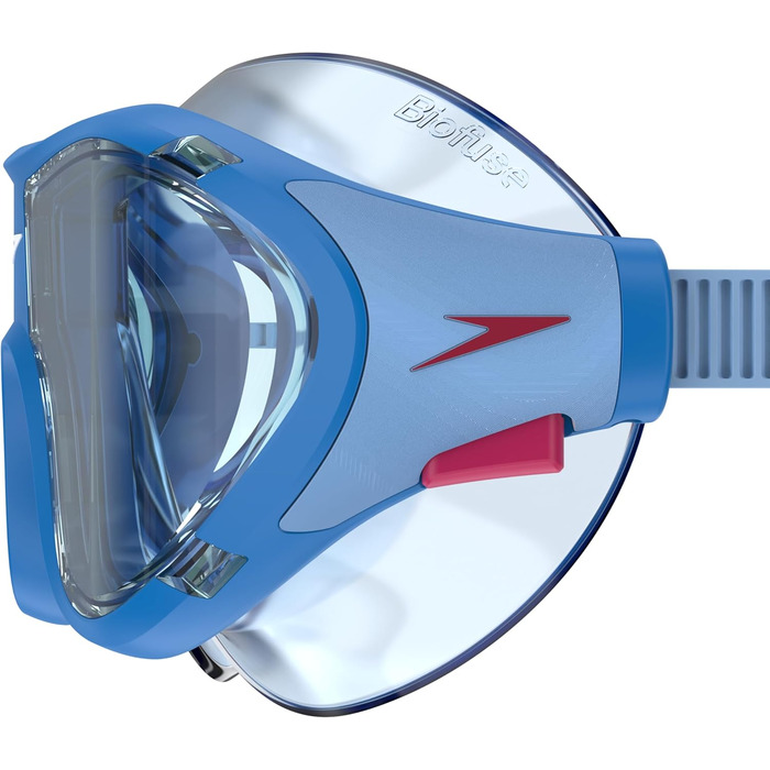 Маска для плавання Speedo Biofuse Junior (блакитна) - для дітей, відкрита вода, водонепроникна