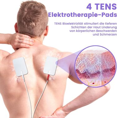 Стимулятор кровообігу для ніг та стегон EMS & TENS Meidc: 25 режимів, 99 інтенсивностей, зменшує біль та набряки, покращує кровообіг