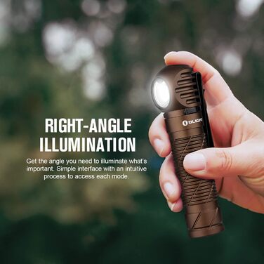 Ліхтар налобний Olight Perun 2 Desert Tan 2500 Люмен, 166 метрів дальність, USB, 5 режимів, таймер, для бігу, риболовлі, кемпінгу