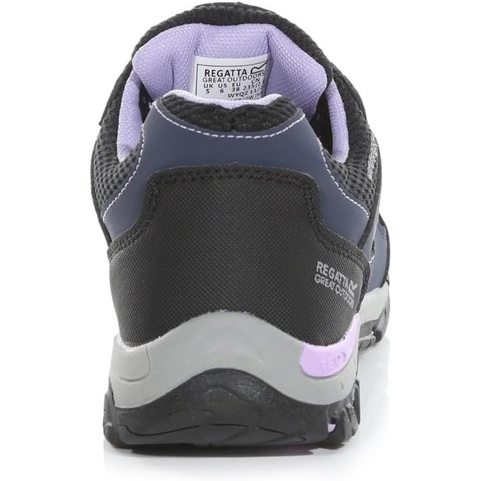 Туфлі для піших прогулянок Regatta Holcombe Iep Low Jnr - дитячі, унісекс, 33 EU, Marineblauer Flieder