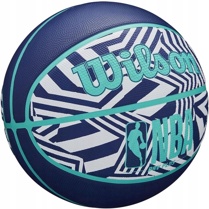 Баскетбольний м'яч Wilson NBA DRV Plus Dazzle Camo Indigo, розмір 5