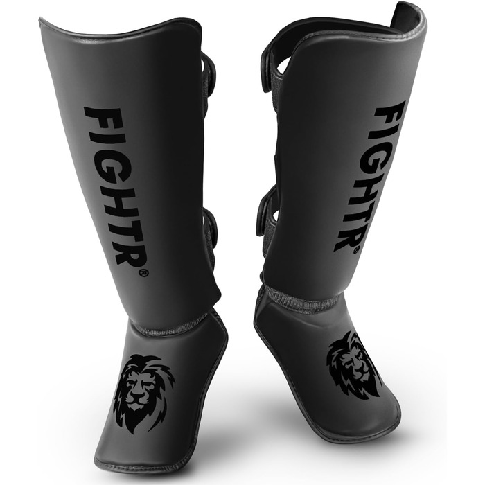 FIGHTR® Захист гомілки з ідеальною посадкою та товстою підкладкою для кікбоксингу, ММА, муай-тай та інших єдиноборств