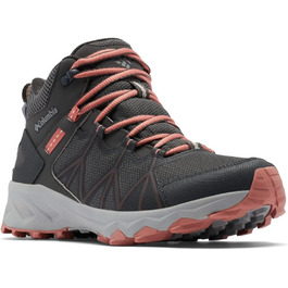 Черевики для жінок Columbia Peakfreak II Mid Outdry WP, сірі (Dark Grey x Dark Coral), 37 EU