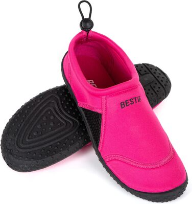 Чоботи для плавання: неопренові водяні черевики для чоловіків та жінок | З шнурком | Легкі та зручні | Розміри 36-45, чорний, синій, рожевий