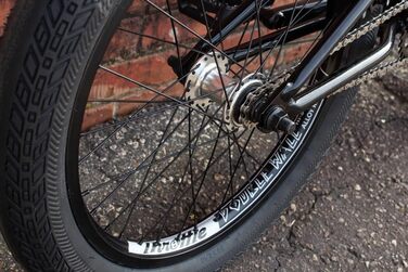 BMX велосипед Eastern Bikes Nightwasp 20 дюймів, легка хромолева рама, чорний