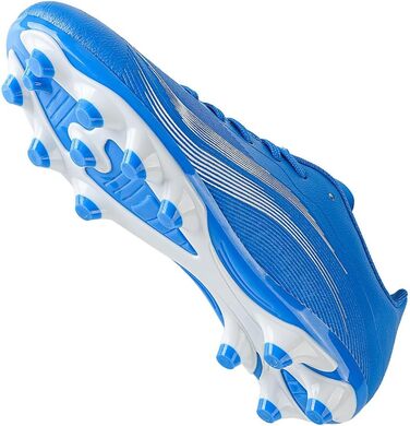 Футбольні бутси для чоловіків та хлопчиків, шипована підошва, мікрофібра, для штучного газону, білі та червоні, розмір 35 EU, блакитні