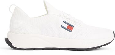 Футболка Tommy Jeans Runner Knitted Em0em01555 (40 EU, Білий/Бежевий)