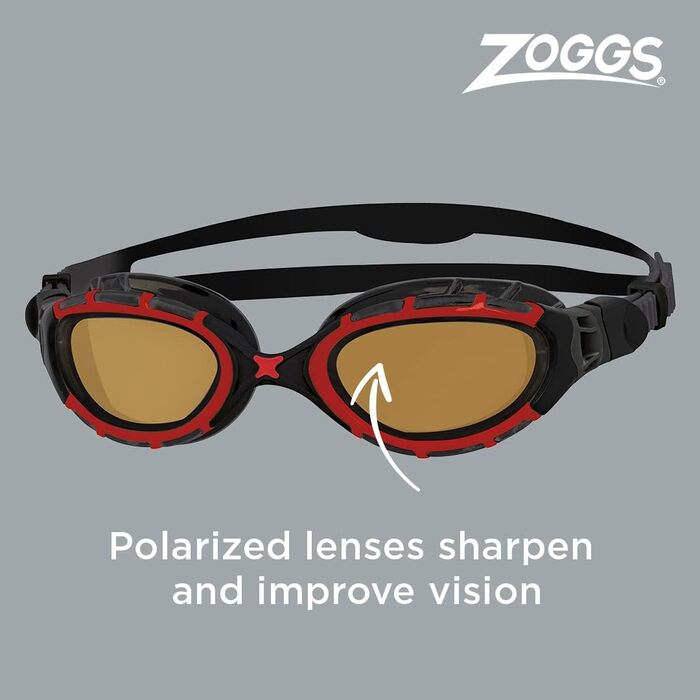 Окуляри для плавання Zoggs Predator Flex Polarized Ultra для вузького обличчя