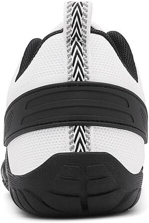 Barfußschuhe HUSKSWARE для жінок та чоловіків – широка передня частина, неслизька підошва, дихаючі, посилені люверси для фітнесу, трейлраннінгу, хайкінгу та повсякденного використання, білий, 44 EU