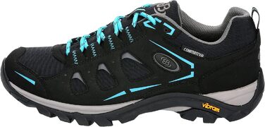 Жіночі трекінгові півчеревики Brütting Mount Frakes Low (42 EU, чорний/турквіс)