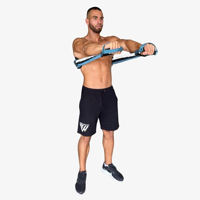 Тренажер SmartWorkout SMARTPRESS для грудей і спини з регульованими еспандерами до 80 кг