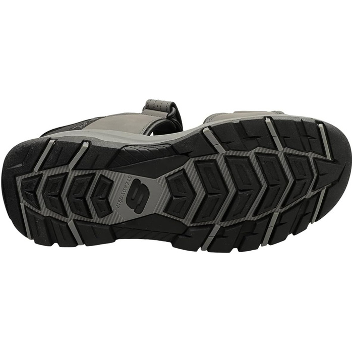 Скечерс Tresmen Reece - чоловічі спортивні сандалі (40 EU, сірі)