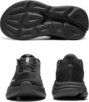 Жіночі кросівки Allswifit для ходьби, бігу та тенісу, чорні (43 EU). Зручні, дихаючі, з амортизацією