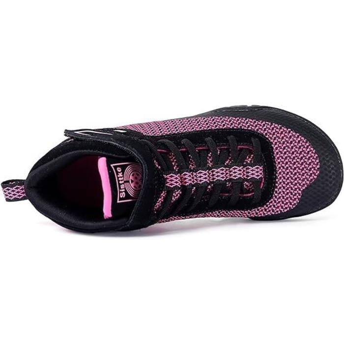 Жіночі борцовки для боксу з плоскою підошвою (36 EU, широка, Чорна троянда)