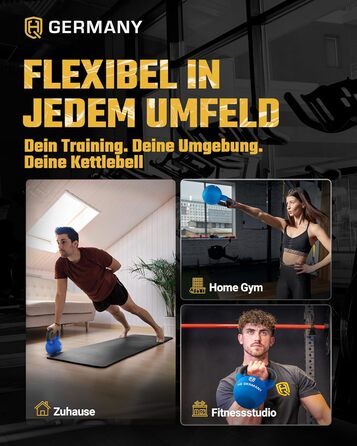 Гантель з неопрену HQ Germany® | Чавунна гантель | 2-32 кг | Стартові набори | Допуск ваги ±2,0%