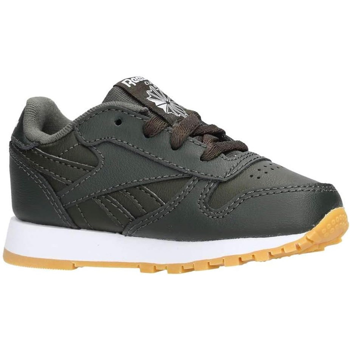 Кросівки Reebok Classic Leather для хлопчиків, 28 EU, багато кольорів, Gum, Dark Cypress, White 000