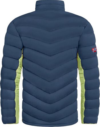 Зимова куртка Nebuus GRAFFITY для чоловіків (темно-синій/лаймовий, розмір S)