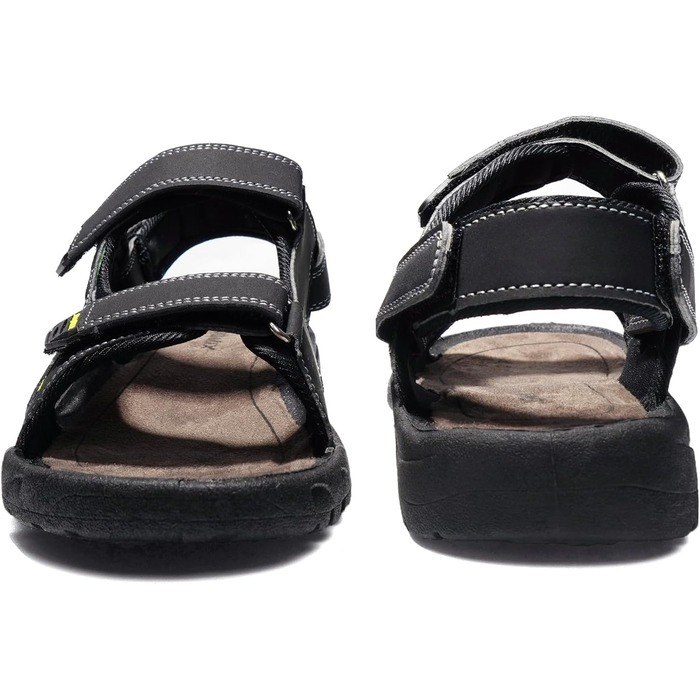 Чоловічі сандалі JOMIX для активного відпочинку на липучках: пляж, гори, подорожі - 44 EU, чорні