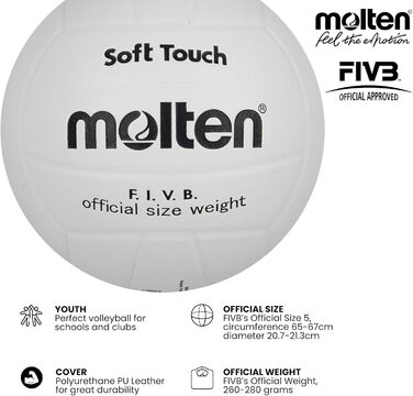 Волейбольний м'яч Molten v58SL - Білий