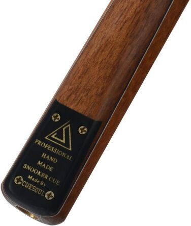 CUESOUL Snookerqueue: класичний кий для більярду, ручної роботи, 145 см, палісандр, 3/4-розбірний, з чохлом та подовжувачем CSSC006