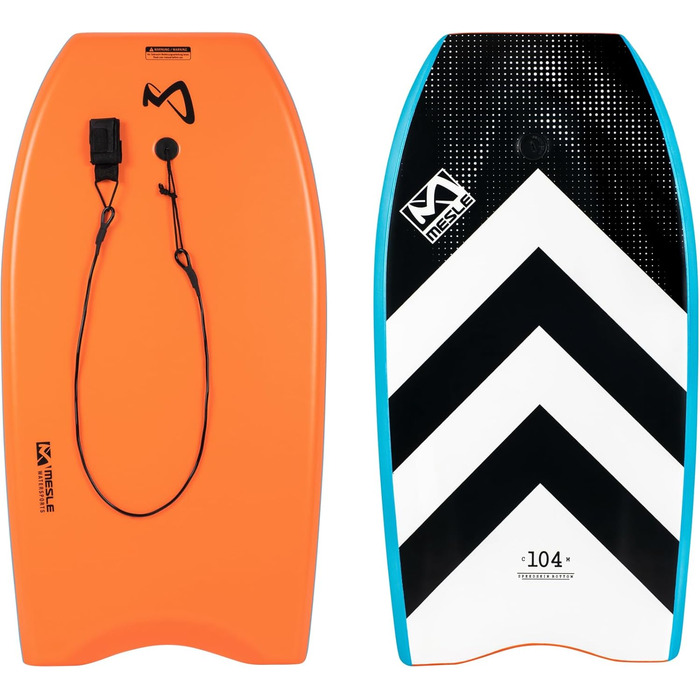 Дошка для бодіборду Mesle Speed Skin 42,5'' для дітей і дорослих, помаранчева, для серфінгу та плавання