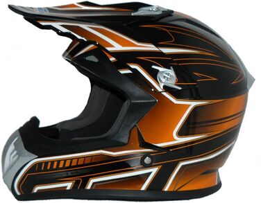 Шолом захисний protectWEAR Otorradhel Otorocrosshel Endurohel ATT FS-603-SW, оранжевий, розмір XXL