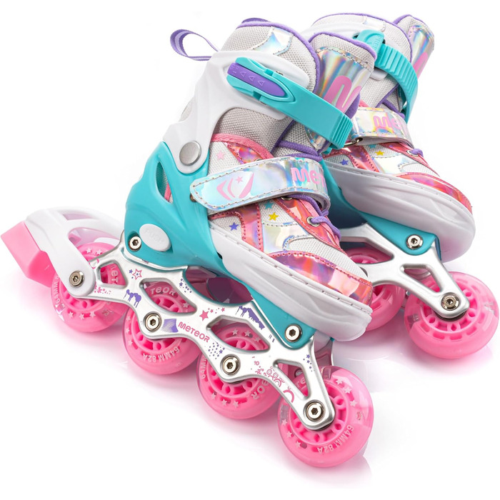 Дитячі ролики M Lunar з LED підсвіткою - регульовані, зручні, для перших спроб катання