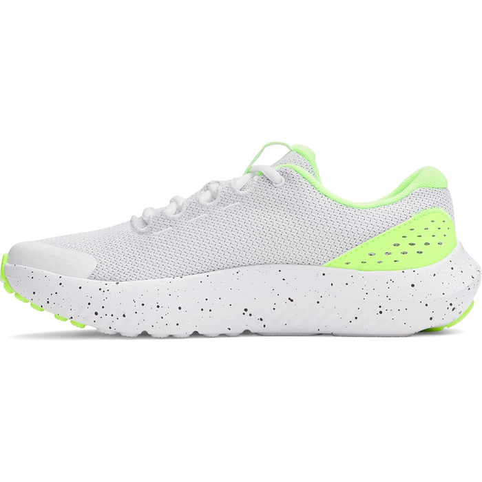 Чоловічі кросівки Under Armour Surge 4 (38.5 EU, Білий, Hyper Green, Чорний)