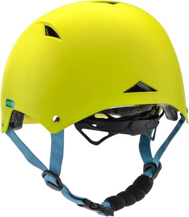 Дитячий велосипедний шолом meteor® BMX, для скейтборду, роликів, M (52-56 см), жовтий, безпечний шолом для дітей